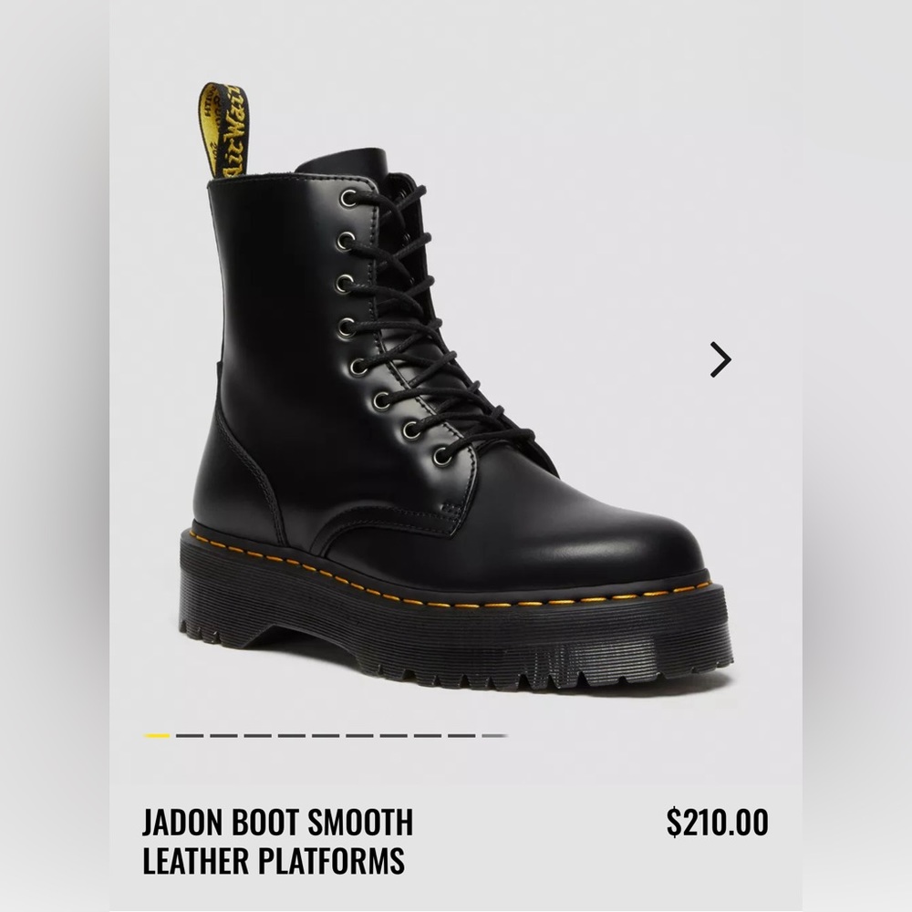 Doc Martens for sale! Platform lace up boots size 7